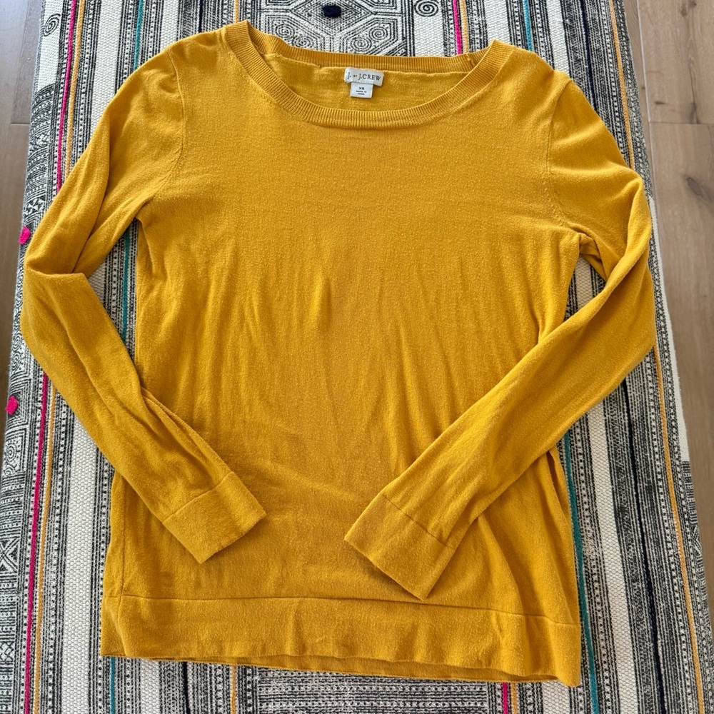 J. Crew cotton sweater top